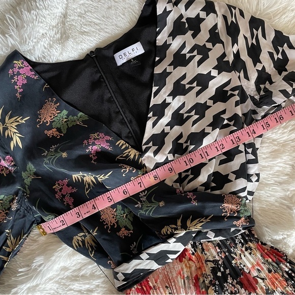 Delfi Collective | Anthropologie Camille Patchwork Floral Print Dress - Picture 12 of 14